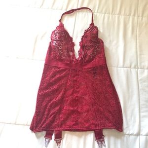 VS VERY SEXY LACE & MESH LINGERIE W/GARTER 💋